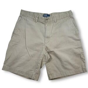 Polo Ralph Lauren Classic Chino‎ Shorts Prospect Beige Cotton Casual Size 34
